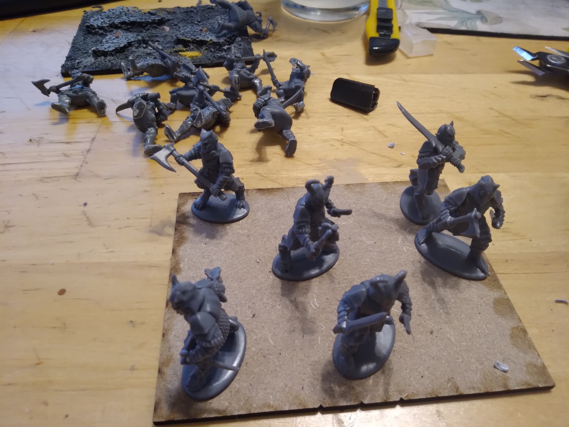 How do you paint models before sticking them to unit base Hobby talk